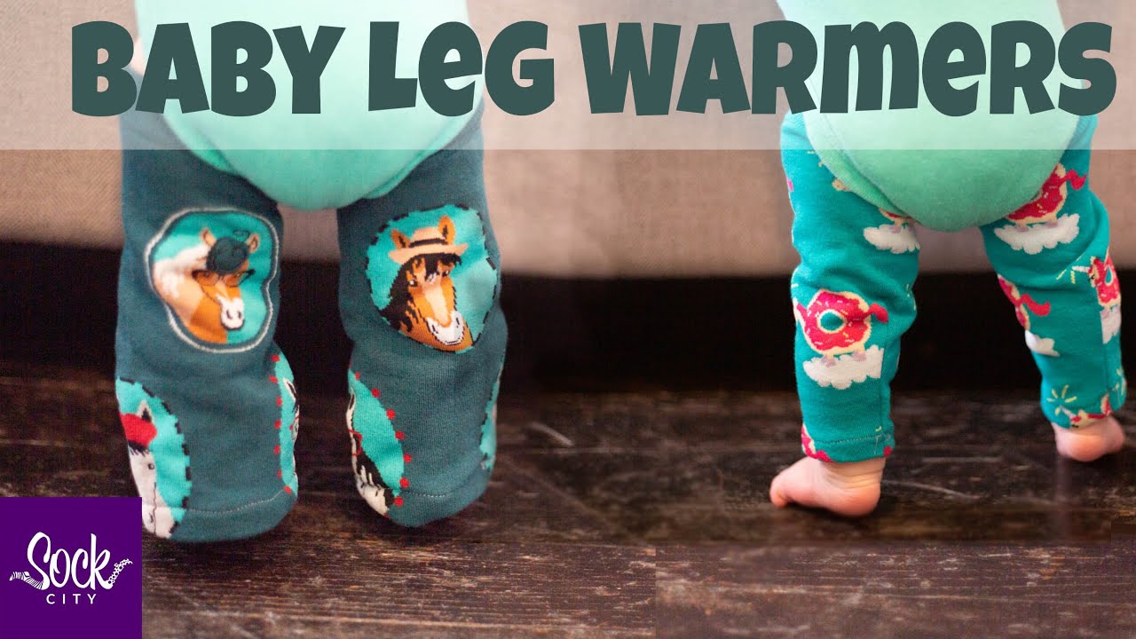 Easy DIY Baby Leg Warmers, Made From Socks