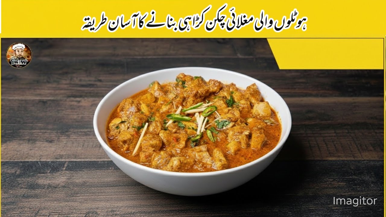 Mughalai chicken kadai recipe / Cooking with Shahbaz / Best chicken kadai recipe چکن کڑاہی