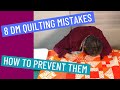 🧵8 TIPS ON HOW TO PREVENT QUILTING MISTAKES ON YOUR DOMESTIC SEWING MACHINE