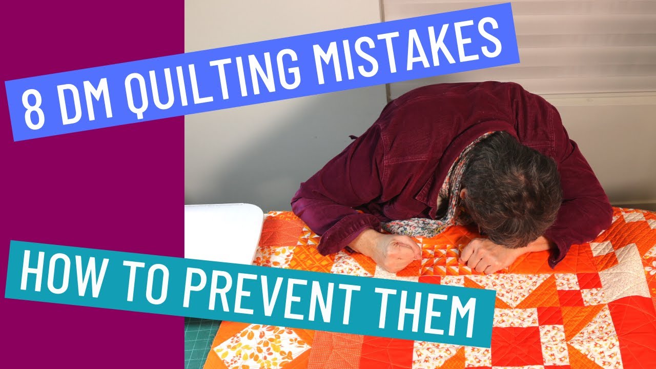 🧵8 TIPS ON HOW TO PREVENT QUILTING MISTAKES ON YOUR DOMESTIC SEWING MACHINE YouTube