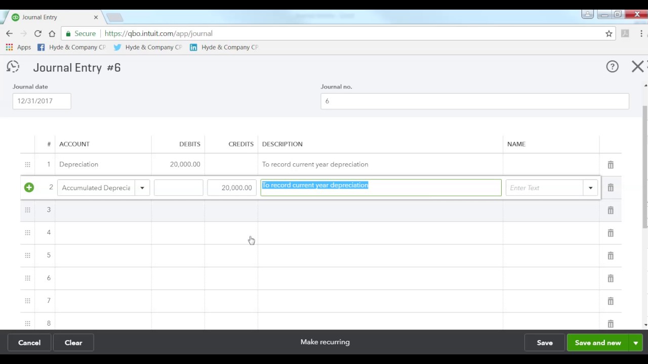 how to create a journal entry in workday