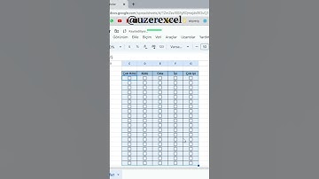 Google Sheets’te Onay Kutusu Ekle #excel #exceltips #googlesheets #exceltutorial #spreadsheet
