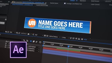 Tip 036 - How To Change The Text In The Comp From The Comp Name in After Effects
