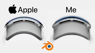 I made Apple Vision Pro (Blender)