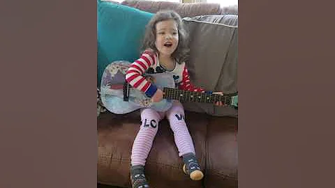 Ellie's medley on the guitar