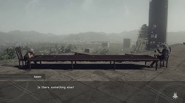 Nier: Automata Route B - Missile Supply Mission: Eve & Adam "Kain & Able" Dialogue Cutscene