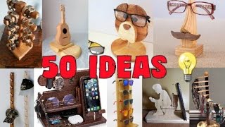 Ideas de Madera 50 organizadores que puedes hacer y vender por Mucho 💰 !Woodworking¡