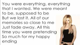 Avril Lavigne - My Happy Ending [Lyrics/Letra]