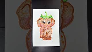 3分でストロベリーエレファント描いてください!