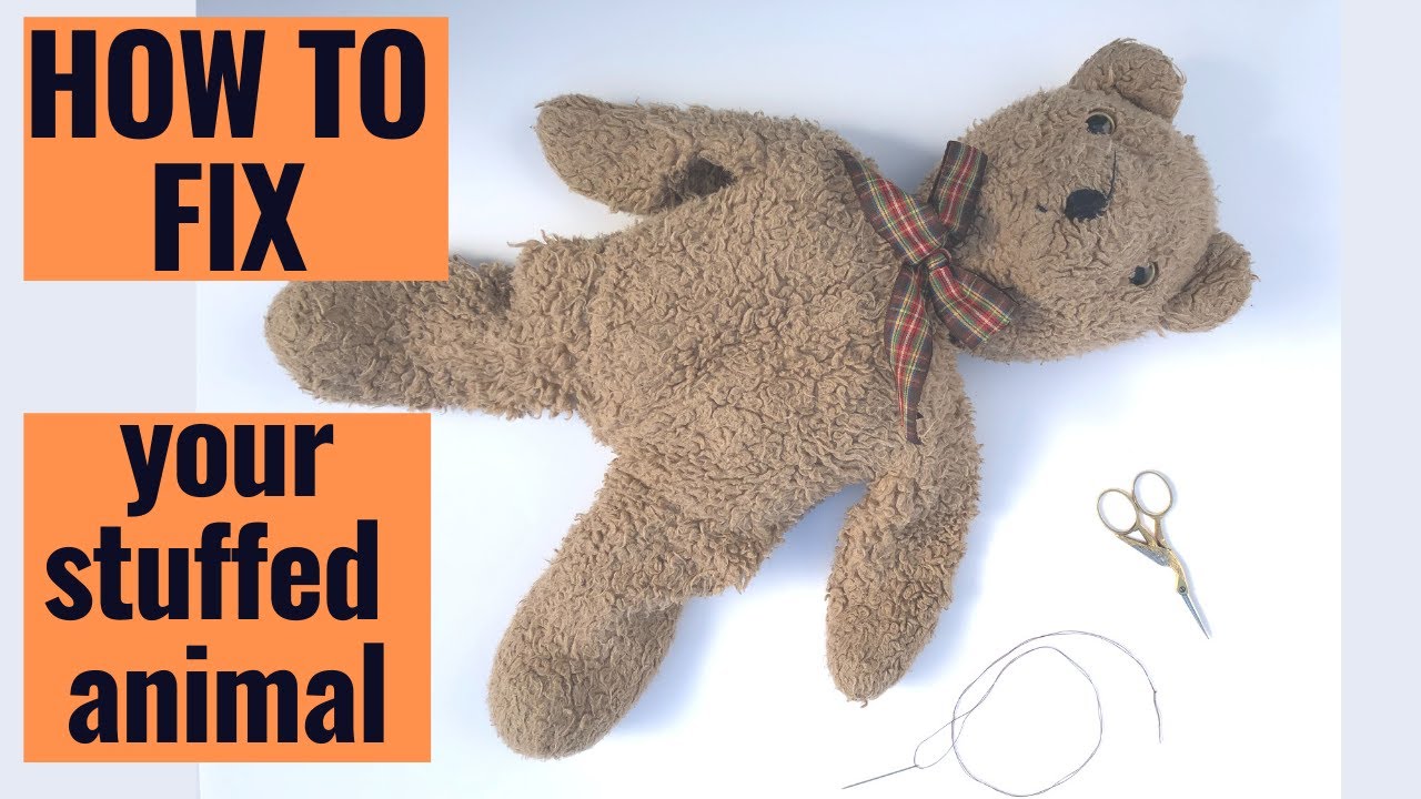How to fix a stuffed animal – No Trace