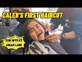 NAGPANIC SI  CALEB SA FIRST HAIRCUT