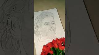 MS Dhoni drawing pencil colour sketch#drawing