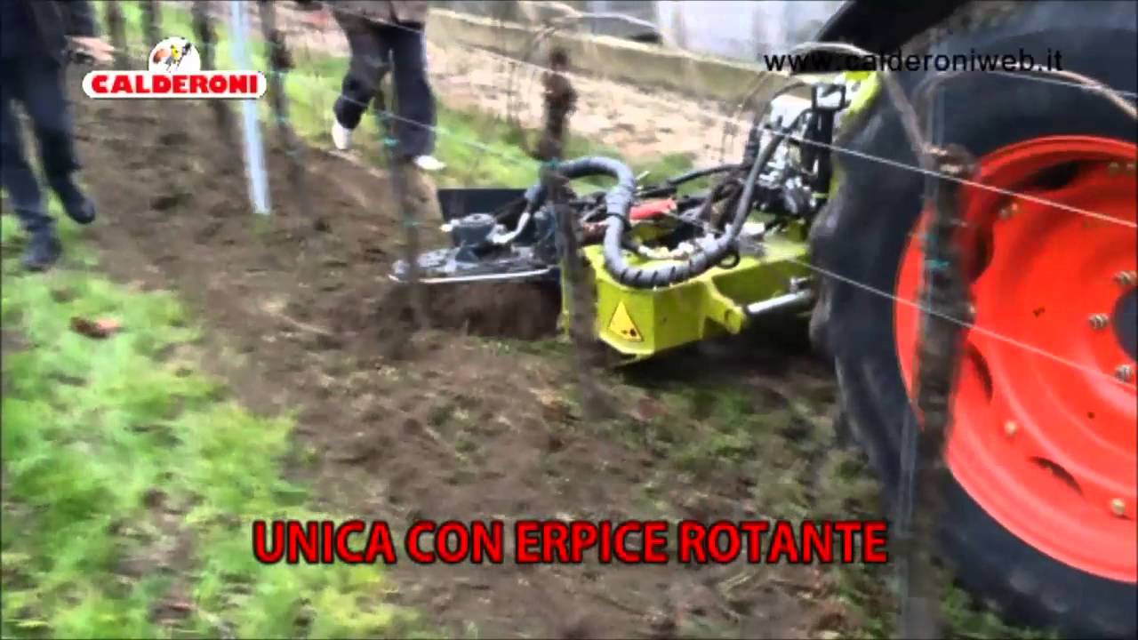 CALDERONI OFFICIAL VIDEO UNICA CON ERPICE MACHINE AGRICOL BIO WWW