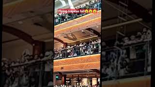 flying trapeze gone wrong#fail#show#viral#shorts