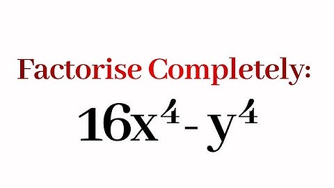 Not Everyone Can Factorise This Completely! - SAT Math