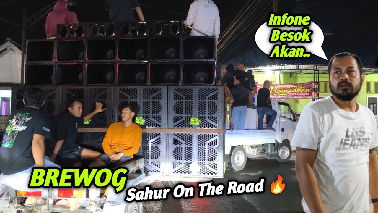 Kawal BREWOG sahur on the road,,sudah ditunggu Mas Bre di lokasi !!