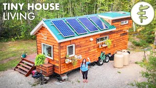 Woman Living OffGrid in Her Tiny House in Northern Canada