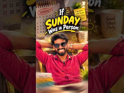 If Sunday Was a Person 😱 #shorts #malayalamcomedy #funny
