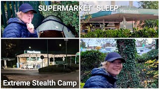 EXTREME STEALTH CAMPING| Metres from public