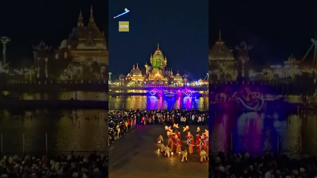 2,000 drones light up Huai'an for the Year of the Horse