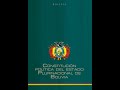 CONSTITUCIÓN POLÍTICA DEL ESTADO PLURINACIONAL DE BOLIVIA | ARTs.  1 AL 76 | AUDIOLIBRO