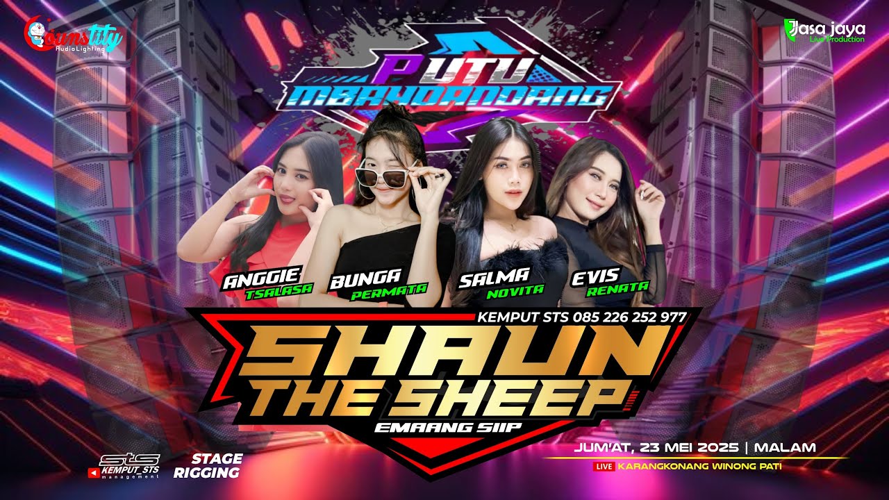 LIVE SHAUN THE SHEEP - HAPPY PARTY PUTU MBAHDANDANG - KARANGKONANG WINONG PATI | COUNSTITY AUDIO