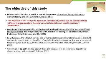 ICGE2020 | Analytical and Numerical Modelling | Lab Testing to Calibrate Discrete Element Models