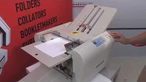 MBM 207M Manual Friction Paper Folder
