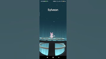 Evolving a 100iv Evee into Sylveon #shorts #Pokemonshorts #rarepokemon #PokemonGo