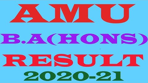 AMU Result 2020-21|| B.A(hons) || Foreign Languages || M.B.A (Agri.business)|| Alig gs classes