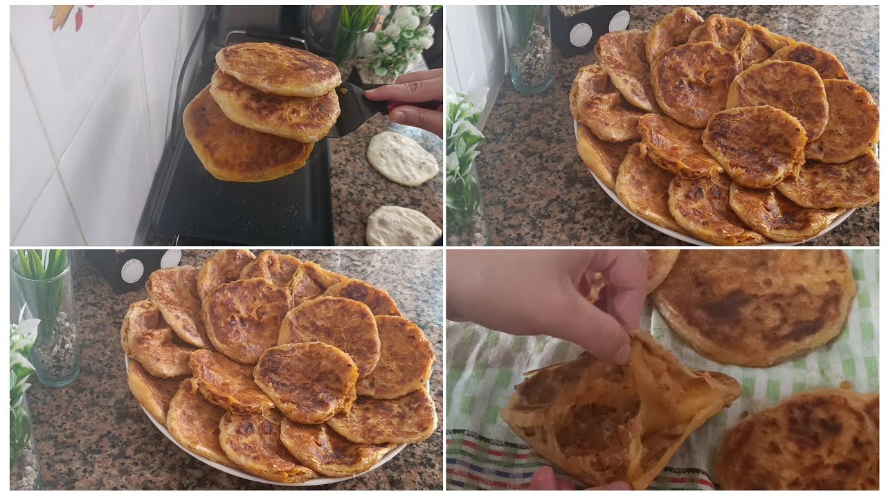 ملوي معمر بحشوة معلكة مورق او مقرمش وبنة 👌من الذ مايكون