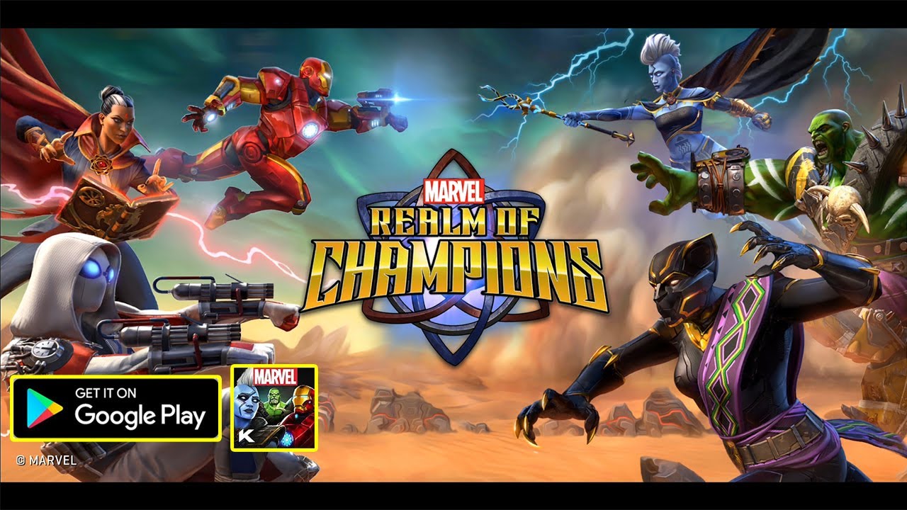 Marvel Realm Of Champions Gameplay APK First Look New Mobile Game YouTube