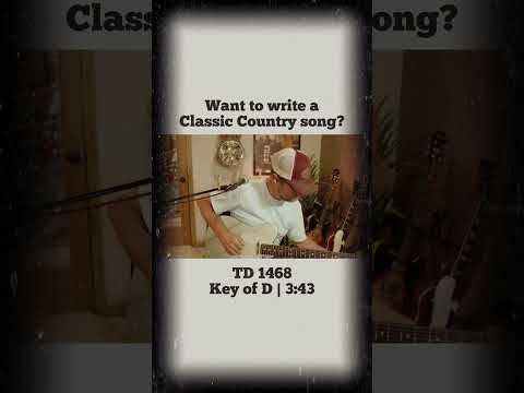 TD 1468 Classic Country. Key of D. Become the sole owner of this track!