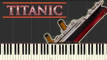 The Portrait - Titanic - James Horner [Piano Tutorial] (Synthesia)