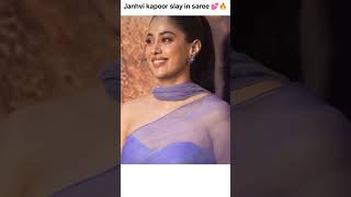 Janhvi Kapoor looking so cute in saree 💕🔥#bollywood #glamour #shortsfeed #reach #trending 🔥🔥#viral 🔥