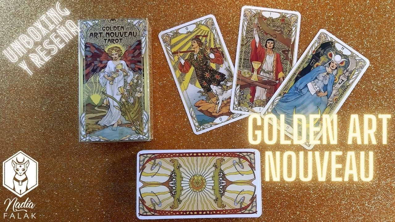 GOLDEN ART NOUVEAU TAROT ⭐ Unboxing y Reseña en Español ✨ Nadia Falak