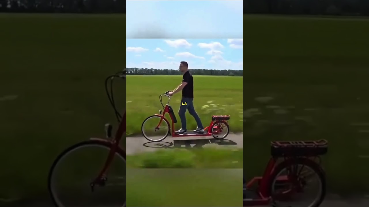 Ce vélo avance juste en marchant