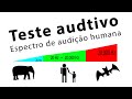 Teste de audição em casa - Espectro de audição humana - 1 Hz a 20.000 Hz 🔊👂
