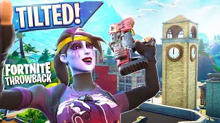 HAVING FUN AT TILTED TOWERS  - FORTNITE SOLOS THROWBACK