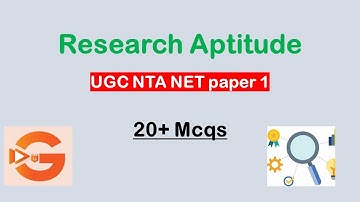 Research Aptitude Important Mcqs | UGC NTA NET paper 1| June 2020