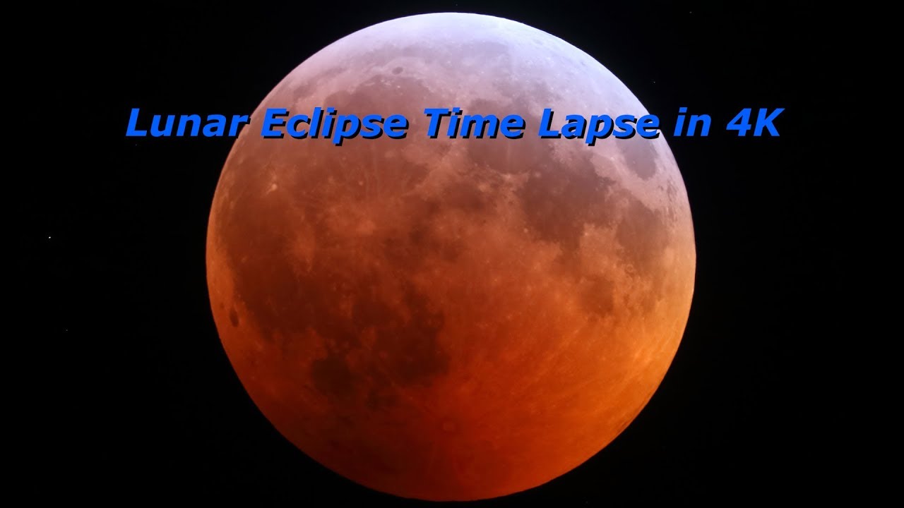 Lunar Eclipse 4K Footage - YouTube