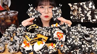 찹쌀 김부각 핑거푸드 환상적인 바삭함!✨김부각 먹방☺️ very crispy! Korean traditional snack (fried seaweed) MUKBANG ASMR