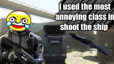 i used the most annoying class in shoot the ship😐