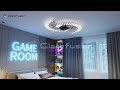 Fireworks Ceiling Lights | Modern Gold LED Chandelier