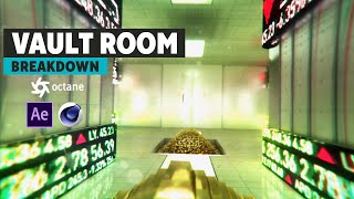 Money Room Breakdown - Octane Render, Ae, C4D