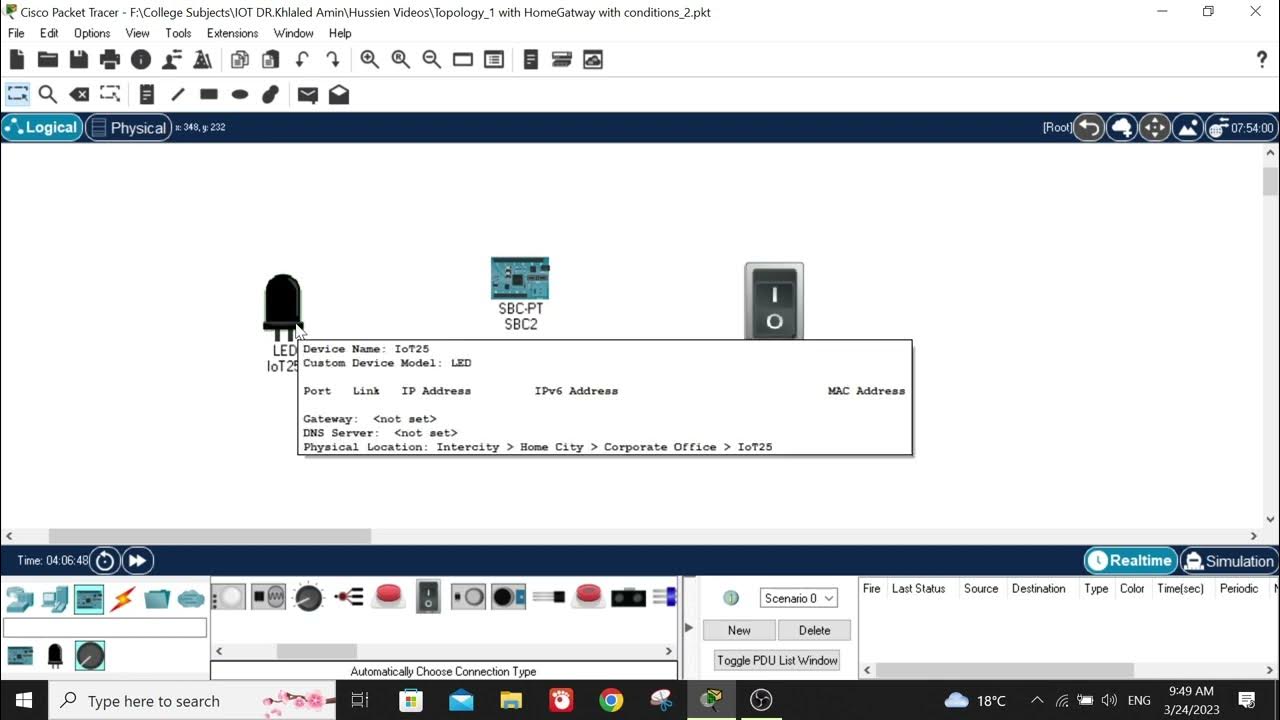 Programming IOT sensors using python (LED and Switch) - YouTube