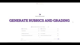 AI Rubric Generation and Grading w Colleague AI
