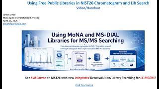 Using Free Public Libraries in NIST26 Chromatogram and Lib Search