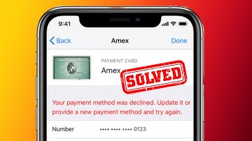 How to fix payment method declined error | Your payment method was declined on iPhone iPad | iOS 15