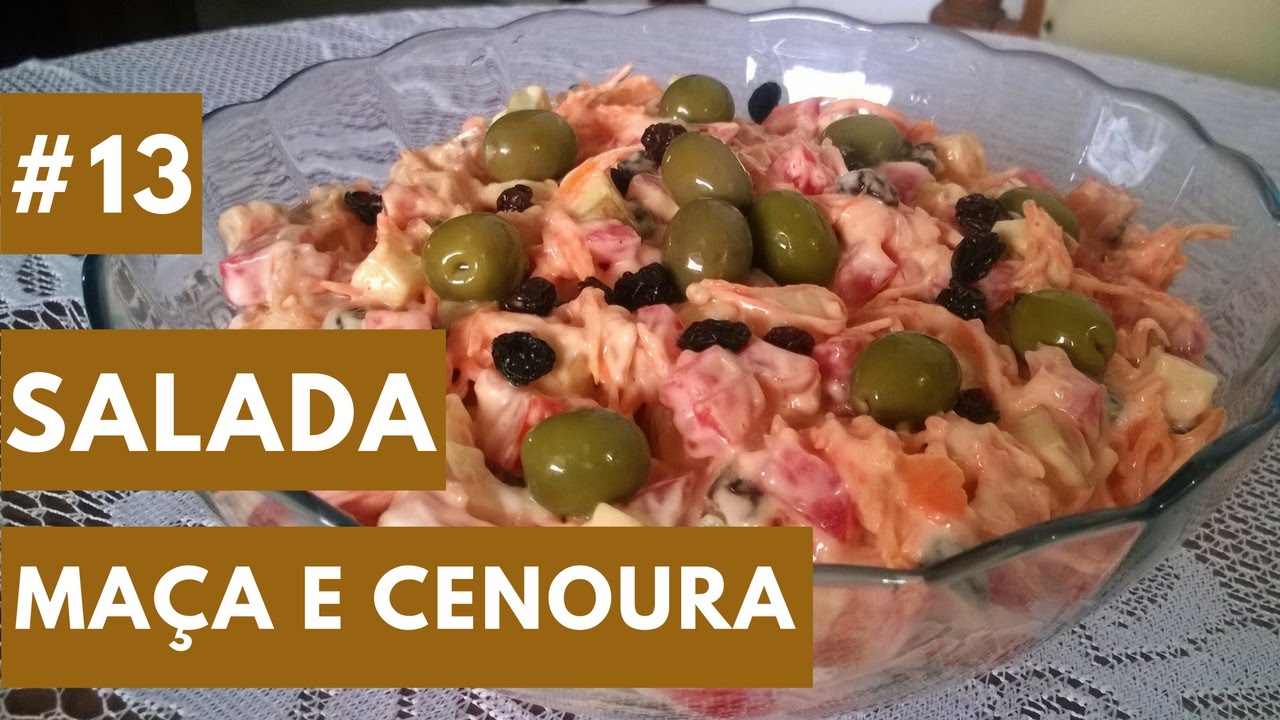 Como fazer Salada de Maça e Cenoura